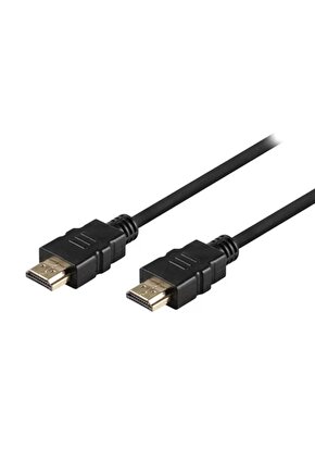 Valuelıne Ethernet Hdmi Connector Ile Yüksek Hızlı Hdmi Kablo Siyah,7.50 Metre