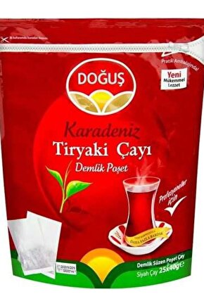 Karadeniz Tiryaki Demlik Poşet Çay 25x40 gr