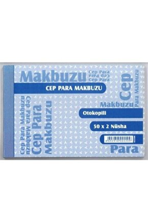 CEP PARA MAKBUZU OTOKOPİLİ 50 X 2 NUSHA 6 ADET