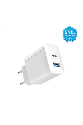 312 Hızlı Şarj Cihazı (2-PORT, 20W) A2348 Beyaz