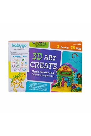 3d Art Create Magıc Twıster Rod - Educatıon Toy