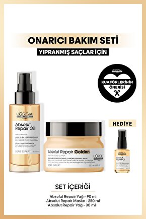 Serie Expert Absolut Repair Yoğun Onarım Saç Bakım Seti