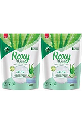 Roxy Doğal Matik Toz Sabun Aloevera 800g 2 Adet