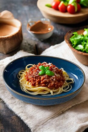 Punto Porselen Salata ve Makarna Tabağı Çukur Tabak 26cm 1 Adet