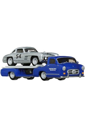 Nessiworld Hot Wheels Team Transport Mercedes Benz 300 SL 55 Blaues Wund HRV48