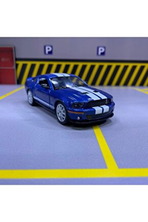 2007 Shelby GT500 136 Ölçek Kinsmart Diecast Metal Model Araba Oyuncak Araba Çek Bırak