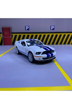 2007 Shelby GT500 136 Ölçek Kinsmart Diecast Metal Model Araba Oyuncak Araba Çek Bırak