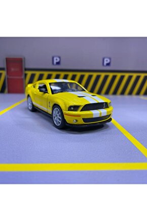 2007 Shelby GT500 136 Ölçek Kinsmart Diecast Metal Model Araba Oyuncak Araba Çek Bırak