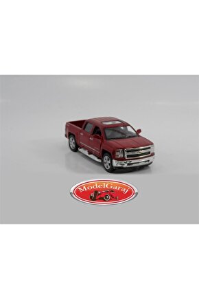 2014 Chevrolet Silverado Bordo*1:46 Ölçek*kinsmart*modelgaraj