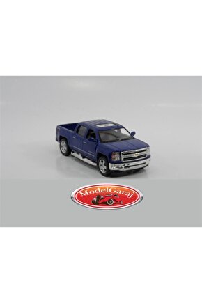 2014 Chevrolet Silverado Mavi*1:46 Ölçek*kinsmart*modelgaraj