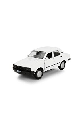 Nostalji Renault Toros Çek Bırak Metal Araba 13 Cm Beyaz