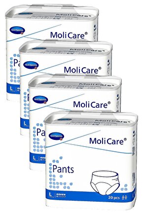 Molicare Pants Emici Külot 6 Damla Large 20li 4 Paket 80 Adet