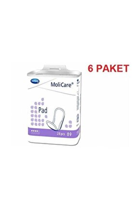 Molicare Pad 4 Damla - Mesane Pedi - 28 Lik Paket - 6 Paket (168 Adet)