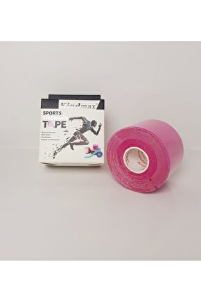 Kinesiology Tape Ağrı Bandı 5 Cm X 5 Mt Pembe