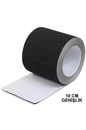 Siyah Merdiven Ve Zemin Kaydırmaz Kaymaz Bant 10 cm x 5metre