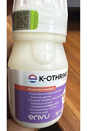 Envu K-othrine Sc50 Hamamböceği Pire Tahtakurusu Ve Sivrisinek Etkili Konsantre 50 ml