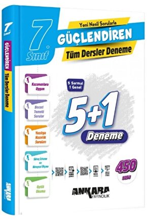 7. Sınıf Tüm Dersler Güçlendiren Denemeleri