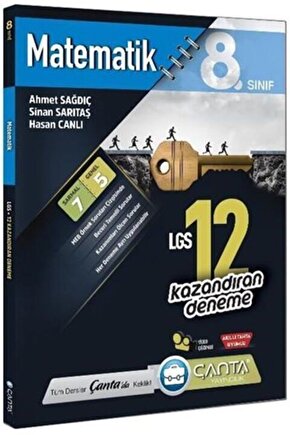 8 Sınıf matematik 12 kazandıran deneme  Ahmet SAĞDIÇ  Çanta Yayınları  9786257871631