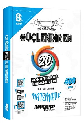 8. Sınıf Güçlendiren Matematik 20li Konu Tekrar Denemesi