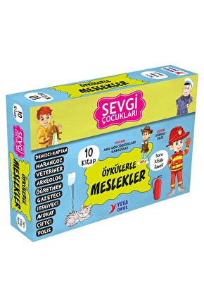 Sevgi Çocukları Serisi Öykülerle Meslekler 3.ve 4.sınıflar Için 10 Kitap