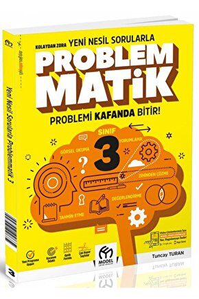 3. Sınıf Kolaydan Zora Yeni Nesil Sorularla Problemmatik  Model Eğitim Yayıncılık  9786257509794