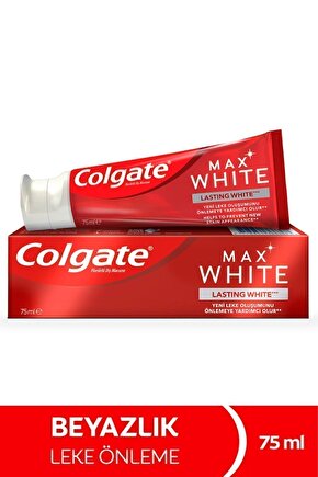 Max White Kalıcı Beyazlık Beyazlatıcı Diş Macunu 75 ml