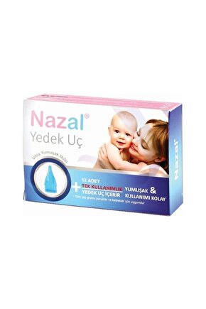 Otribebe Nazal Burun Aspiratör 12li Yedek Uç (OTRİ BEBE UYUMLU) 3 Paket