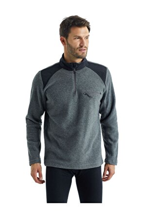 Erkek Polar Sweatshirt 30975 - Antrasit