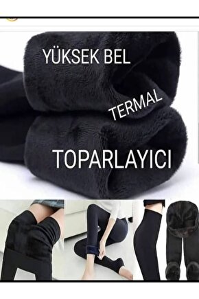 Kadın Kışlık Içi Polarlı Termal Peluş Tayt