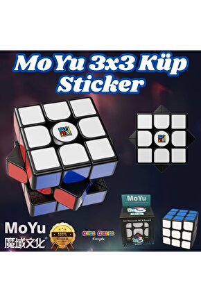 Orijinal Moyu Sticker 3x3 Küp - Moyu Speed Cube - Moyu 3x3 Zeka Küpü - Zeka Küpü - Rubik Küp