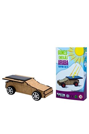 Güneş Enerjili Araba Yapım Seti - Deney Seti Solar Enerji Araba Car Kit