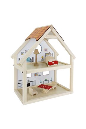 2 Katlı Ahşap Oyun Evi - Ahşap Tatil Evi - Katlı Oyun Evi - Ahşap Ev - Ahşap Oyun Evi