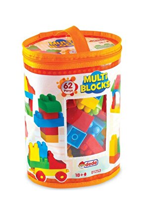 Oyuncak Multi Blocks Blok Seti Çantalı Lego (62 Parça) 01253