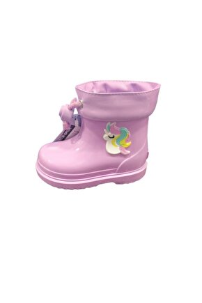 W10253 Bimbi Unicornio Kız Çocuk Lila Yağmur Çizmesi