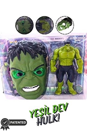 Figürlü Maskeli Hulk Seti Fab.0250
