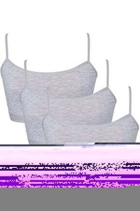 Vanilyashop Pedli Ribana Yarım Atlet Büstiyer Alıştırma Sütyen 3lü
