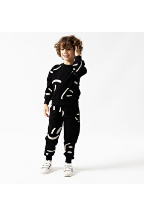 Erkek Çocuk Mavi Uzun Kol Pijama Takım