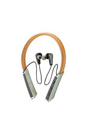Ep99 Kablosuz Bluetooth Kulaklık Wıreless Stereo - Boyun Askılı Deri Sporcu Kulaklığı Super Bass