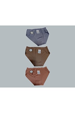 3lü Lazer Kesim İz Yapmaz Kadın Külot