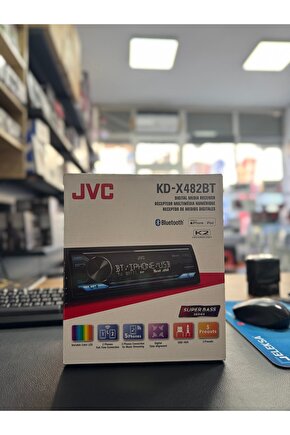 Kd-x482bt 3 Amfi Çıkışlı Bluetoothusbauxfmkumanda Yokturrgb Tuş Işığı Profesyonel Oto Teyp