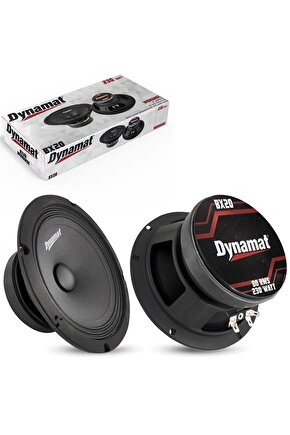DYNAMAT BX-20 Oto Midrange 20cm 230 Watt 2 Adet