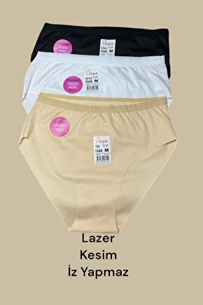 İz Yapmayan Lazer Kesim Kadın Külot İç Çamaşırı