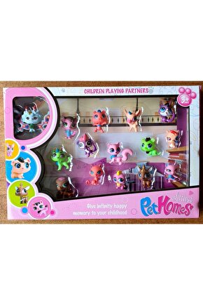 sfeyx Oyuncak Miniş Figürler Petshops Ailesi 15 Figür Set Oyuncak news sfey 997516