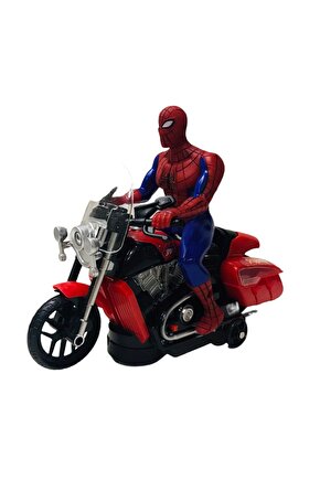 Motorlu Örümcek Adam - Sesli Işıklı Sensörlü Oyuncak