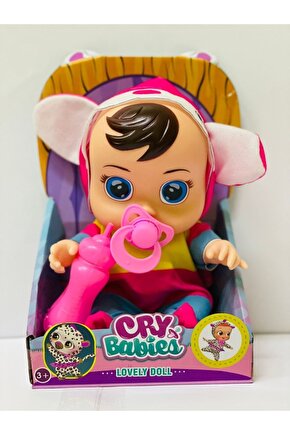 Cry Babies Ağlayan Bebekler Sesli Emzikli Oyuncak Et Bebek