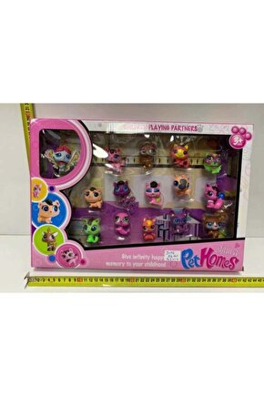 Pet Shop Miniş Evcil Hayvan Minişler 15 Adet Birden Kutulu