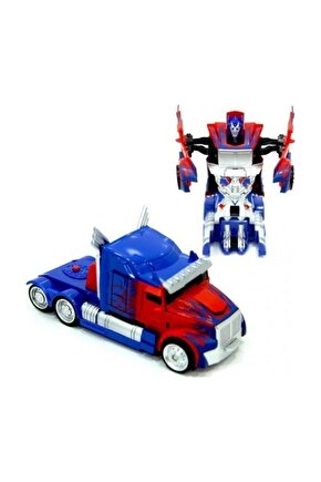 Tek Tuşla Robota Dönüşen Optimus Prime Tır Robot