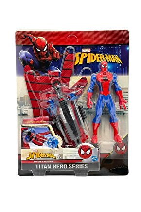 Spiderman Örümcek Adam Ok Atan Ağ Fırlatan Eldiven Ve Maske Set