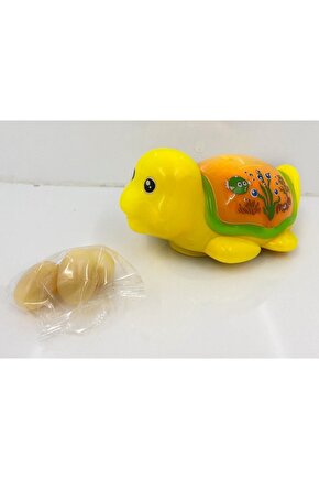 Oyuncak Yumurtlayan Kaplumbağa Sesli Ve Işıklı 17 Cm
