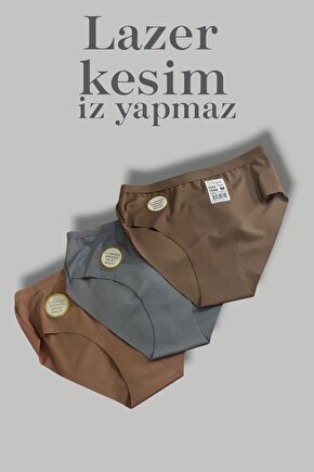 İz Yapmayan Lazer Kesim Kadın Külot İç Çamaşırı